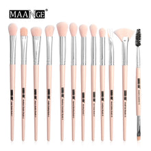 Load image into Gallery viewer, Makeup brushes set professional 12/14 pcs/lot Makeup Brushes Set Eye Shadow Blending Eyeliner Eyelash Eyebrow Brush For Makeup
