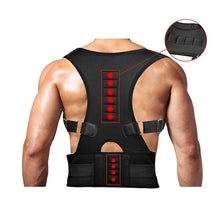 Load image into Gallery viewer, Adjustable Back Posture Corrector Magnetic Therapy Posture Corrector Brace Shoulder Back  Brace Support Belt
