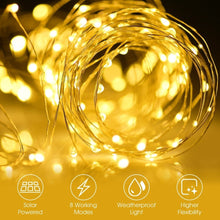 Load image into Gallery viewer, New year Solar Lamp LED Outdoor 10m/5m LED String Lights Fairy Holiday Christmas Party Garlands Solar Garden Waterproof Lights
