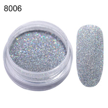 Load image into Gallery viewer, 1Box Sugar Nail Powder Glitter Nail Dust Powder Laser Gradient Nail Pigment Coloful Glitter Nail Art Decoration Accessories
