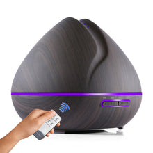Load image into Gallery viewer, 500ml Remote Control Air Aroma Ultrasonic Humidifier With Color LED Lights Electric Aromatherapy Essential Oil Diffuser for home
