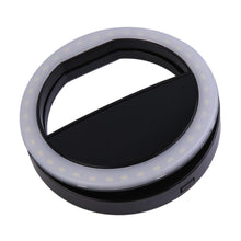 Load image into Gallery viewer, Mobile Phone Light Clip Selfie LED Auto Flash For Cell Phone Smartphone Round Portable Selfie Flashlight Makeup Mirror
