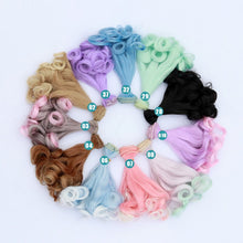 Load image into Gallery viewer, Msiredoll bjd wig Accessories  15*100CM 25*100CM doll hair for 1/3 1/4 1/6 1/12 Gradient Color Natural bjd wig diy Free shipping
