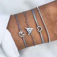 Load image into Gallery viewer, 30 Style Marble Turtle Bracelet Set Heart Pearl Moon Star LOVE Crystal Bracelets for Women Tassel Bracelet Jewelry Wholesale
