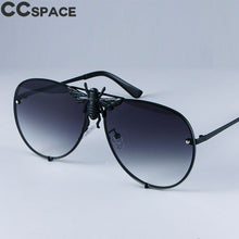 Load image into Gallery viewer, 47850 Luxury Metal Big Bee Pilot Sunglasses Gradient Lenses UV400 Retro Men Women Shades
