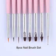 Load image into Gallery viewer, NICOLE DIARY UV Gel Brush Liner Painting Pen Acrylic Drawing Brush for Nails Gradient Rhinestone Handle  Nail Art Tool
