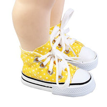 Load image into Gallery viewer, Doll Talk Unisex Shoes 2019 New Style Spotted Doll 7.5cm Canvas Shoes For 1/3 BJD Doll Fashion Mini Shoes For Russian DIY Doll
