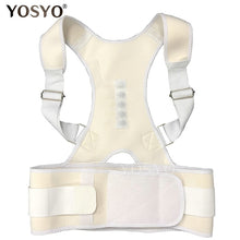 Load image into Gallery viewer, Adjustable Back Posture Corrector Magnetic Therapy Posture Corrector Brace Shoulder Back  Brace Support Belt
