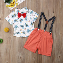 Load image into Gallery viewer, Baby Boy Clothes Sets Winter Children Clothing Boys Set Toddler Christmas Gentlema Suit Short Sleeve Kids Clothes Sets
