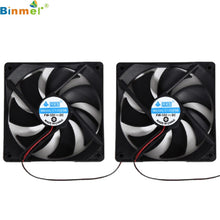 Load image into Gallery viewer, Binmer SimpleStone 2pcs 120mm 120x25mm 12V 4Pin DC Brushless PC Computer Case Cooling Fan 1800PRM June08
