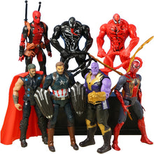 Load image into Gallery viewer, Marvel Avengers 3 Infinity War Action Figures Toys Hulk Captain America Spiderman Thanos Iron Man Hulkbuster Christmas gift
