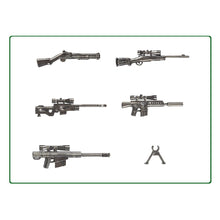 Load image into Gallery viewer, WW2 Military Weapon Building Blocks Pack  MOC Army Accessories lots Soldier Figures Gun City Police SWAT Team Dogs Toys For Boys
