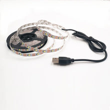 Load image into Gallery viewer, USB LED Strips SMD3528 light 5V adapter string Christmas desk Decor lamp tape For TV Background Lighting 5V 50CM 1M 2M 3M 4M 5M
