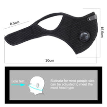 Load image into Gallery viewer, WEST BIKING Cycling Face Mask Sport Training Mask PM2.5 Anti-pollution Running Mask Activated Carbon Filter Washable Mask

