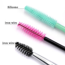 Load image into Gallery viewer, Eyelash Extension Disposable Eyebrow brush Mascara Wand Applicator Spoolers Eye Lashes Cosmetic Brushes Set makeup tools
