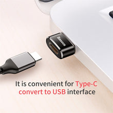 Load image into Gallery viewer, Baseus USB Type C OTG Adapter USB C Male To Micro USB Female Cable Converters For Macbook Samsung S10 Huawei USB To Type-c OTG

