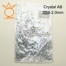 Load image into Gallery viewer, 1440pcs Glass 3D Rhinestones For Nail Art Design Gems Nail Decorations Crystal Strass AB Stones SS3-SS10
