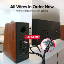 Load image into Gallery viewer, Ugreen Cable Organizer Wire Winder Clip Earphone Holder Mouse Cord Protector HDMI Cable Management For iPhone Samsung USB Cable

