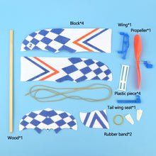 Load image into Gallery viewer, DIY Kids Toys Rubber Band Powered Aircraft Model Kits Toys for Children Foam Plastic Assembly Planes Model Science Toy Gifts
