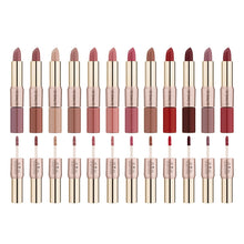 Load image into Gallery viewer, O.TWO.O 12 Colors Lips Makeup Lipstick  Lip Gloss Long Lasting Moisture Cosmetic Lipstick Red Lip Matte Lipstick Waterproof
