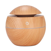 Load image into Gallery viewer, 130ML USB Aroma Diffuser  Ultrasonic Cool Mist Humidifier Air Purifier 7 Color Change LED Night light for Office Home
