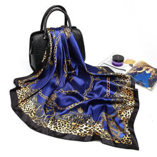 Load image into Gallery viewer, Fashion Scarves for Women Shawl Print Silk Satin Hijab Scarf Female Bandana 90*90cm Luxury Brand Square Shawls Scarfs For Ladies
