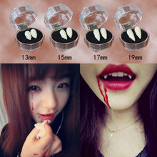 Load image into Gallery viewer, 1 Pair Halloween Vampire Fangs Cosplay Fangs Horrific Vampire Teeth For Knight Cosplay Ghost Devil Fake Fangs Props
