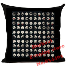 Load image into Gallery viewer, Nightmare Before Christmas Cartoon Skull Jack Printed Cushion Cover Halloween Decorative Sofa Car Throw Pillow Home Decor Pillow
