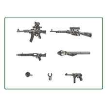 Load image into Gallery viewer, WW2 Military Weapon Building Blocks Pack  MOC Army Accessories lots Soldier Figures Gun City Police SWAT Team Dogs Toys For Boys

