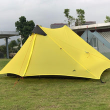 Load image into Gallery viewer, LanShan 2 3F UL GEAR 2 Person 1 Person Outdoor Ultralight Camping Tent 3 Season 4 Season Professional 15D Silnylon Rodless Tent
