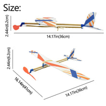 Load image into Gallery viewer, DIY Kids Toys Rubber Band Powered Aircraft Model Kits Toys for Children Foam Plastic Assembly Planes Model Science Toy Gifts
