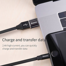 Load image into Gallery viewer, Baseus USB Type C OTG Adapter USB C Male To Micro USB Female Cable Converters For Macbook Samsung S10 Huawei USB To Type-c OTG
