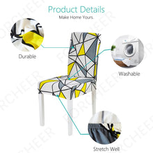 Load image into Gallery viewer, Floral Print Chair Cover Home Dining Elastic Chair Covers Multifunctional Spandex Elastic Cloth Universal Stretch 1 Piece
