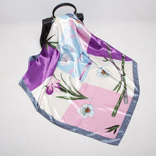 Load image into Gallery viewer, Fashion Scarves for Women Shawl Print Silk Satin Hijab Scarf Female Bandana 90*90cm Luxury Brand Square Shawls Scarfs For Ladies
