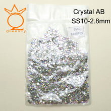 Load image into Gallery viewer, 1440pcs Glass 3D Rhinestones For Nail Art Design Gems Nail Decorations Crystal Strass AB Stones SS3-SS10
