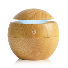Load image into Gallery viewer, 130ML USB Aroma Diffuser  Ultrasonic Cool Mist Humidifier Air Purifier 7 Color Change LED Night light for Office Home
