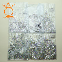 Load image into Gallery viewer, 1440pcs Glass 3D Rhinestones For Nail Art Design Gems Nail Decorations Crystal Strass AB Stones SS3-SS10
