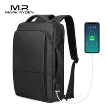 Load image into Gallery viewer, Mark Ryden Travel Backpack Large Capacity Teenager Male Mochila Anti-thief Bag USB Charging 15.6 inch Laptop Backpack Waterproof
