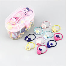 Load image into Gallery viewer, 20Pcs/Lot Girls Hair Accessories Gift Box Elastic Hair Bands Flower Hair Clip Bows New Headband Hairband Cute Hairbands for Kids
