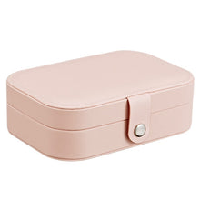 Load image into Gallery viewer, Jewelry Box Travel Comestic Jewelry Casket Organizer Makeup Lipstick Storage Box Beauty Container Necklace Birthday Gift
