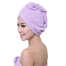 Load image into Gallery viewer, Microfiber Bath Towel Hair Dry Quick Drying Lady Bath Towel Soft Shower For Woman Man Turban Head Wrap Bathing Tools
