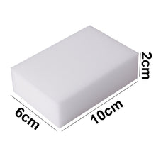 Load image into Gallery viewer, 100 Pcs/lot Melamine Sponge Magic Sponge Eraser Melamine Cleaner for Kitchen Office Bathroom Nano Cleaning Sponges 10x6x2cm
