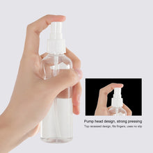 Load image into Gallery viewer, 1Pcs Transparent Empty Spray Bottles 30ml/50ml/100ml Plastic Mini Refillable Container Empty Cosmetic Containers
