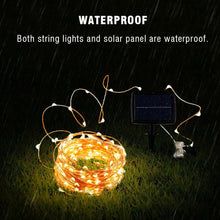 Load image into Gallery viewer, Solar String Fairy Lights 12m 100LED / 5M 50 LED  Waterproof Outdoor Garland Solar Power Lamp Christmas For Garden Decoration

