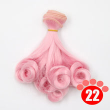 Load image into Gallery viewer, Msiredoll bjd wig Accessories  15*100CM 25*100CM doll hair for 1/3 1/4 1/6 1/12 Gradient Color Natural bjd wig diy Free shipping
