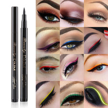 Load image into Gallery viewer, Cat Eye Makeup Waterproof Neon Colorful Liquid Eyeliner Pen Make Up Comestics Long-lasting Black Eye Liner Pencil Makeup Tools
