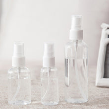 Load image into Gallery viewer, 1Pcs Transparent Empty Spray Bottles 30ml/50ml/100ml Plastic Mini Refillable Container Empty Cosmetic Containers

