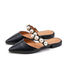 Load image into Gallery viewer, Spiked Flat-soled Slippers Female Summer 2019 New Style Slippers Female Retro-style Slippers with Rough heels and Low heels
