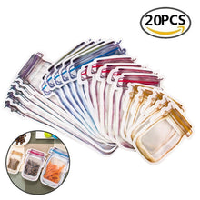 Load image into Gallery viewer, Reusable Mason Jar Bottles Bags Nuts Candy Cookies Bag Seal Fresh Food Storage Bag Snacks Zipper Sealed Kitchen Organizer
