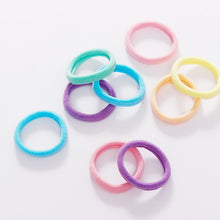 Load image into Gallery viewer, 50/100PCS/Set Women Girls 4CM Colorful Nylon Elastic Hair Bands Ponytail Holder Rubber Bands Scrunchie Headband Hair Accessories
